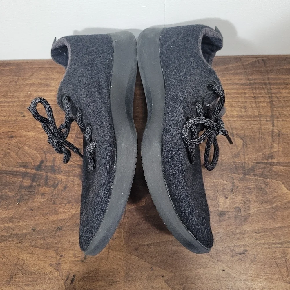 allbirds Shoes Women's sz 8 Black Wool Runners Athletic Sneakers